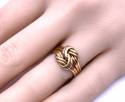 18ct Yellow Gold Four Strand Knot Ring