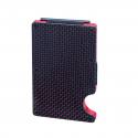 Tech Wallet In Black + Red Carbon