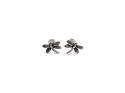 Silver Oxidised Dragonfly Stud Earings