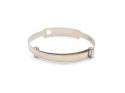 9ct Yellow Gold Cut Out Heart ID Baby Bangle
