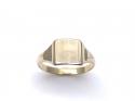 9ct Yellow Gold Patterned Signet Ring