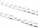 Silver Flat Wide Link Curb Chain 22 inch