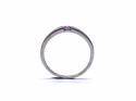 9ct White Gold Sapphire Solitaire Ring