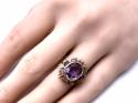 9ct Amethyst Solitaire Ring