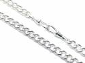 Silver Plated Double Albert Style Chain & T Bar