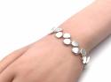 Silver Artic Stone Bracelet 7 and 7 1/2 inch