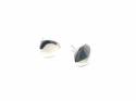 Silver Artic Stone Stud Earrings