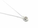 Silver Polished Wave Pendant (Small) & Chain