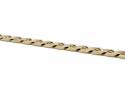 9ct Yellow Gold Curb Bracelet 8 3/4 In