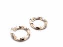 9ct Yellow Gold Twisted Hoop Earrings 20mm
