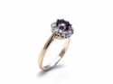 18ct Rhodolite Garnet & Diamond Ring