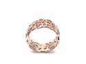9ct Rose Gold Cut Out Band Ring