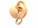 9ct Octagonal Hoop Earrings