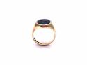9ct Yellow Gold Carved Onyx Ring