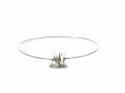 Silver Cairn Bangle