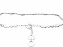 Silver Stepping Stones Necklet 16 or 18 inch