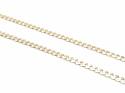 9ct Yellow Gold Curb Chain 22 Inch