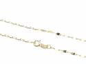 9ct Yellow Gold Paperclip Anklet Chain 10 inches