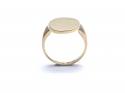 18ct Yellow Gold Oval Signet Ring