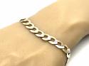 9ct Yellow Gold Curb Bracelet 8 3/4 in