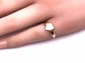 18ct Yellow Gold Heart Signet Ring