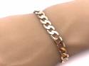 9ct Yellow Gold Curb Bracelet 8 3/4 in