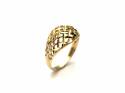 9ct Yellow Gold Basket Design Ring