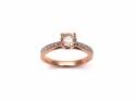 9ct Rose Gold Diamond Solitaire Ring