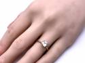 9ct Yellow Gold Zircon Solitaire Ring