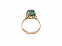 9ct Yellow Gold Synthetic Spinel Ring