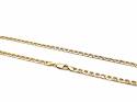 9ct Yellow Gold Anchor Chain 20 Inch