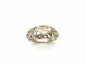 9ct Yellow Gold Floral Ring