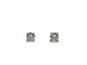 18ct Diamond Solitaire Stud Earrings