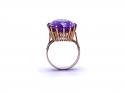 14ct Synthetic Sapphire Solitaire Ring