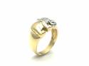18ct Yellow Gold Diamond Elephant Ring