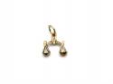 9ct Yellow Gold Scales Charm