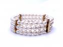 18ct Pearl & Diamond Bracelet