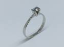 CZ Solitaire Ring