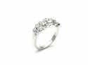 Silver CZ Bubble Cluster Ring