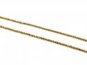 9ct Yellow Gold Beaded Necklet