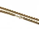 9ct Yellow Gold Rope Chain 20 Inch