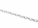 Silver Ladies T-Bar Bracelet 7.5 Inch