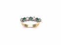 18ct Emerald & Diamond Eternity Ring
