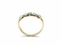 9ct Yellow Gold Opal Eternity Ring