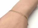 9ct Yellow Gold Curb Bracelet 9 Inch