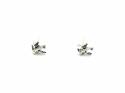 Silver Swallow Stud Earrings