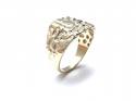 9ct Yellow Gold Nugget Ring