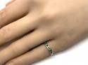 9ct Emerald & Diamond Eternity Ring