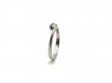 9ct White Gold Diamond Solitaire Ring