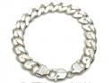 Silver Curb Bracelet 8.5 Inch